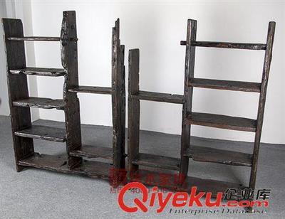 老沉船木博古架 中山傲奇電子商務匠心出品，創意實木家具工廠批發